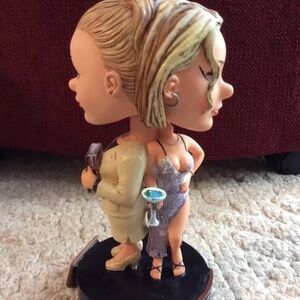 Encore Presents BobbleWorks 2 Sided BobbleHeads Sin City Bobble Lady. Work/Play